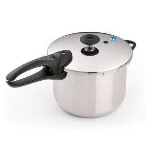 Presto 6 Quart Stainless Steel Pressure Cooker 01365 at The Home Depot