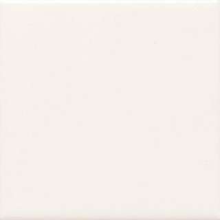 Daltile Semi Gloss 4 1/4 in. x 4 1/4 in. White Ceramic Wall Tile 