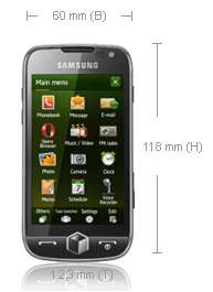 Samsung Omnia II I8000 Smartphone (Touchscreen, 5MP Kamera, Windows 