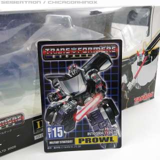 BT15 PROWL police white version Transformers Binaltech G1 box + bio 