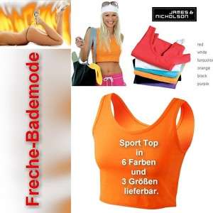 Marken Sport TOP Bauchfrei Shirt NEU in TÜRKIS in M  