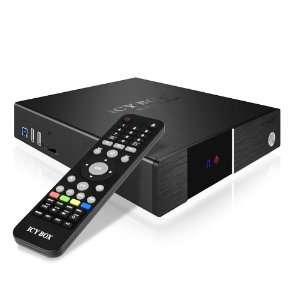IcyBox IB 011+ Netzwerk Multimediaplayer (Full HD, 8,9 cm (3,5 Zoll 