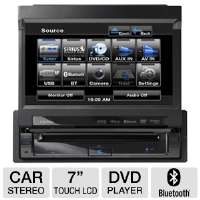 Clarion VZ401 DVD Mulitmedia Control Station   7 Motorized LCD Touch 
