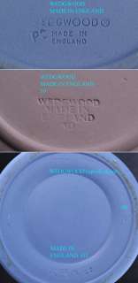 English Jasperware Wedgwood Vase/Dishes Blue Lavendar  