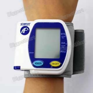   Digital Wrist Blood Pressure Monitor Heart Beat Meter Tester  