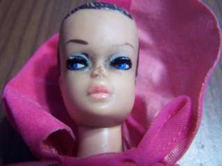 Fashion Queen Barbie Sculpted Hair 1962 63 Straight Leg  