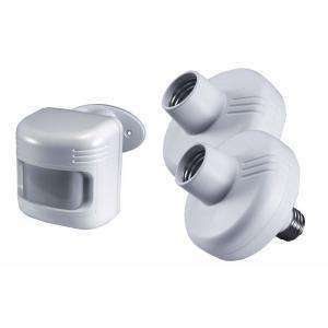 Heath Zenith Motion Activated Lamp Sockets Control SL 6026 WH at The 