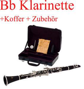 Bb Klarinette Böhm System +Koffer/ Schwarz / NEU  