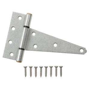   In. Galvanized Heavy Duty Tee Hinges (2 Pack) 15279 at The Home Depot