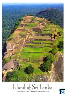 Sri Lanka Postcards, Sigiriya Rock, UNESCO World Heritage Site 
