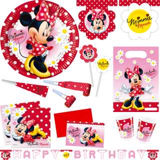 Minni Maus Party Deko Kindergeburtstag Geburtstag Motto Minnie Mouse 