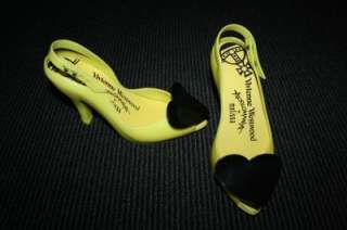 VIVIENNE WESTWOOD Melissa LADY DRAGON HEART Canary Yellow SHOE 36 5 $ 