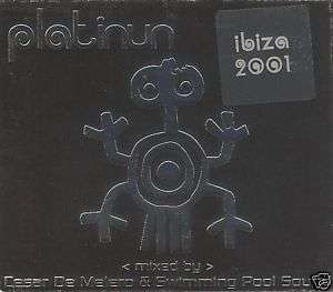 CD 2x Pop Platinum Ibiza 2001 Mix by Cesar De Melero  