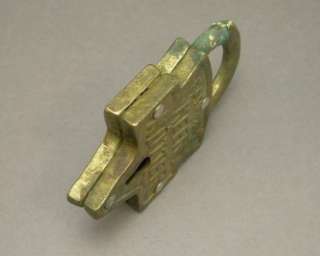   Simmons Keen Kutter 1960s Reproduction Brass Lock Padlock no Key