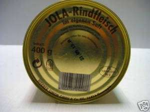 RINDFLEISCH IM EIGENEN SAFT 3 x 400 GRAMM DOSE 6,08€/Kg  