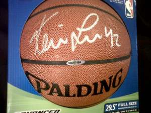 Authentic KEVIN LOVE Autograph Spalding I/O Basketball UDA  