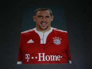 Franck Ribéry Bayern München Autogramm 20x30 Foto  