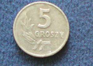 1962, Münze 5 Groszy; Polen, Polska, Poland,  