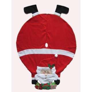 Home Accents Holiday 52 In. Fleece Santa Character Tree Skirt 2523664 