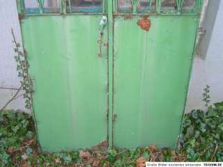altes Eisenfenster alte Eisentür Tür mit Oberlicht traumhaft schön 