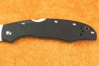 New NAVY Back Lock Part Serrated Folding Knife K631PS  