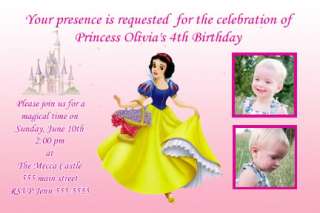 Cinderella Birthday Party on Disney Cinderella Princess Birthday Party Invitation