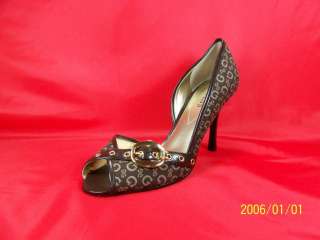 New Guess Signature High He Pumps By Marciano Samonte Brown 
