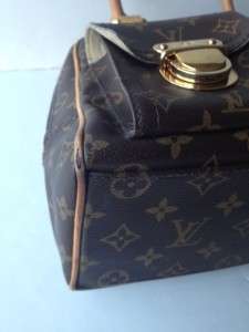 Authentic Louis Vuitton Monogram Manhattan PM Tote Purse Bag Handbag 