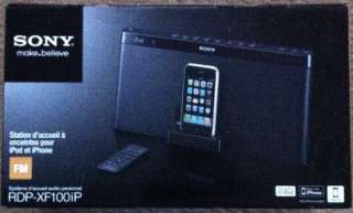 Sony RDP XF 100 IP schwarz iphone ipod  station neu  