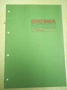   Service/Repair Manual~1731W/1731L/1731D Tape Recorder~Original  