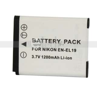 Battery EN EL19 ENEL19 for Nikon Coolpix S3100 S4100  