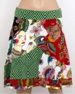NEW Desigual 2012 Spring Summer Collection! TUMULTO Skirt 21F2772 *S M 