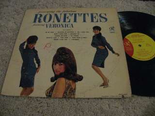 Ronettes Record LP Presenting Fabulous Veronica Philles yellow Label 