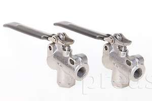 Stainless Steel Carpet Wand Valves  Trigger Lever Handle Cleaning 