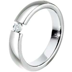 Morellato 8532 Edelstahl Ring mit Diamant, 61/19,4  Schmuck