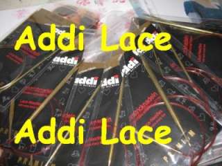 47 LACE Addi 120cm Circular Knitting Needle Turbo Knit  