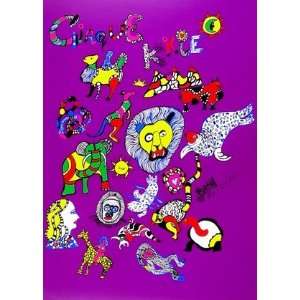 Niki de Saint Phalle Cirque Knie Poster Kunstdruck  Küche 