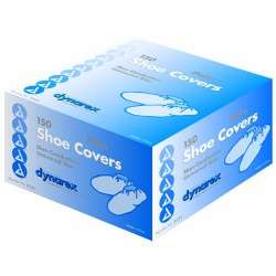 Dynarex Universal Disposable Shoe Covers 150 Pairs/box  