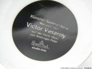 Rosenthal Künstler Sammel Serie Victor Vasarely Service  