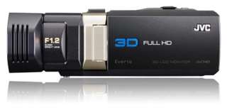 JVC GS TD1BEU Full HD 3D Camcorder 3,5 Zoll schwarz  Kamera 