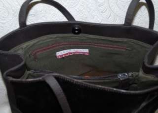 New Perry Ellis Brown Tote Handbag Purse Faxu Fur  
