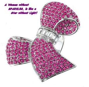 Park Lane HOPE RING Crystal Pink Ribbon Cancer 117 2011  
