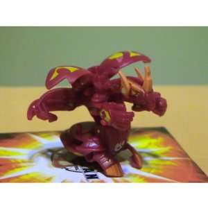    Bakugan Red Pyrus Blitz Dragonoid 750G (Loose) Toys & Games