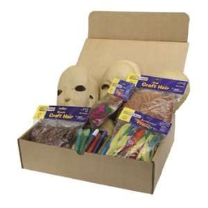   value Paper Mache Masks Activities Box By Chenille Kraft: Toys & Games