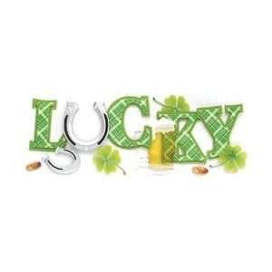   Stickers Lucky Clover E5060152; 3 Items/Order Arts, Crafts & Sewing