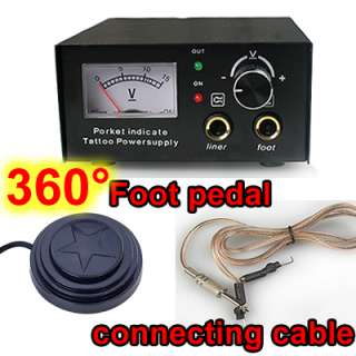 360° Foot Pedal Tattoo Power + Clip Cord Foot Pedal UK  