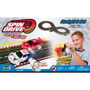   Straight 8 Spin Drive Race Set, Non Electric (Slot Cars): Toys & Games