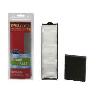 3M Filtrete Bissell 8 & 14 Antimicrobial Vacuum Filter, 1 Pack  