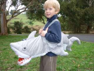 NEW* Kids Safari Wrap n Ride Plush Shark Costume  