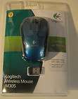 New Logitech M305 Wireless Mouse Nano Receiver Blue